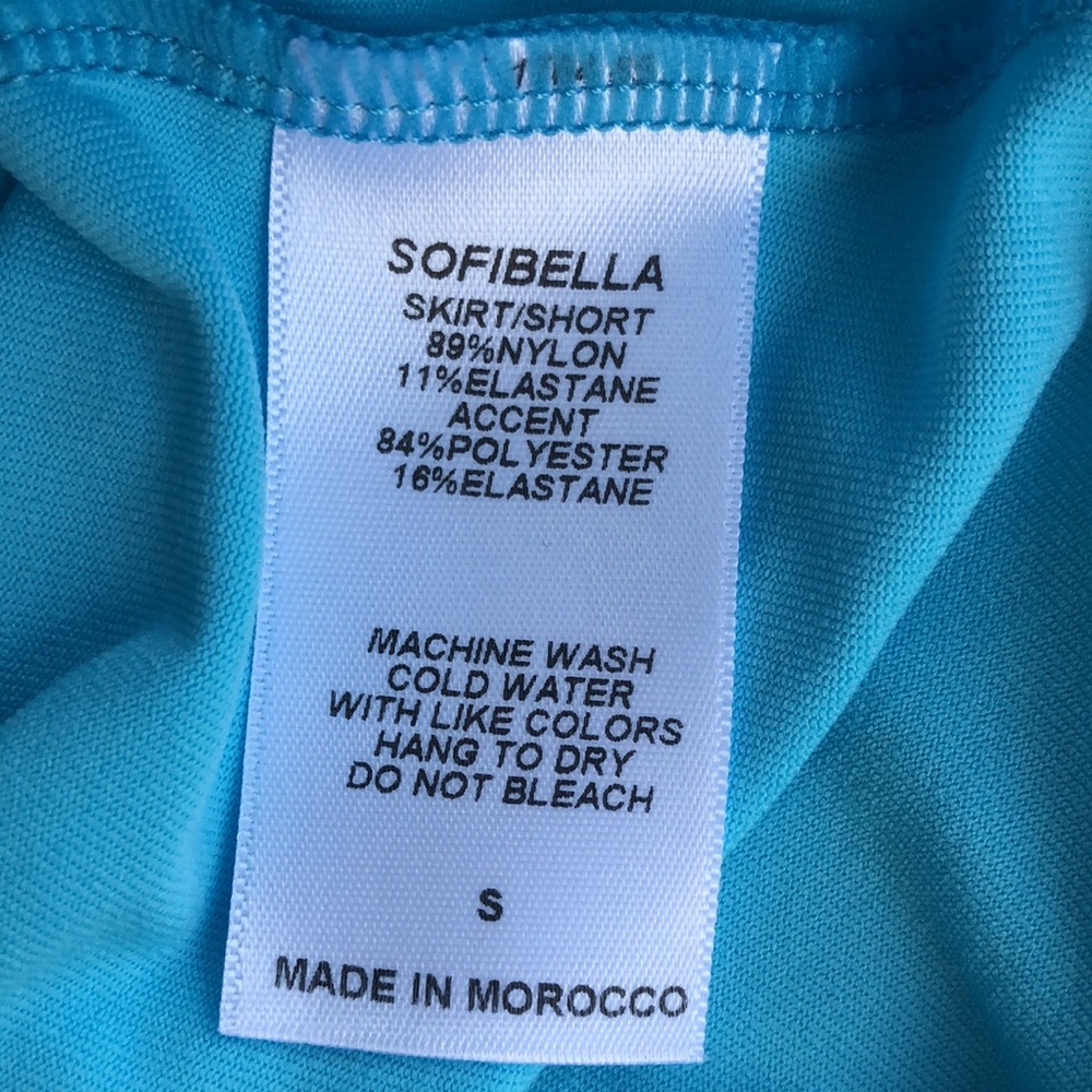 NWOT! - SOFIBELLA Reptile Trim Tennis Pickleball Skirt/Skort - Picture 7 of 8